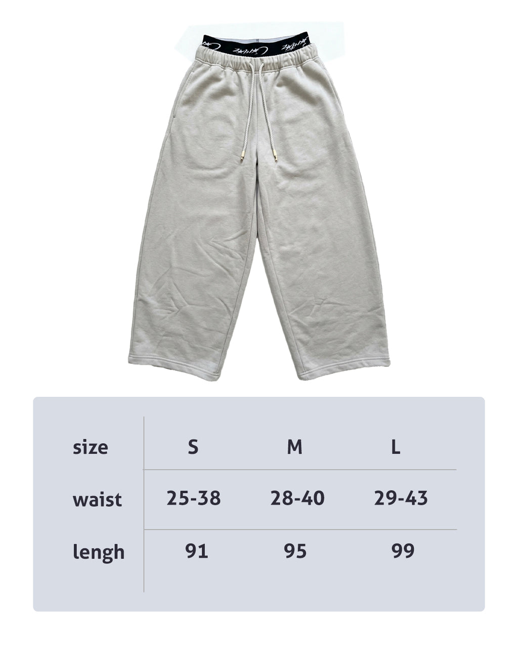 double waist sweatpants