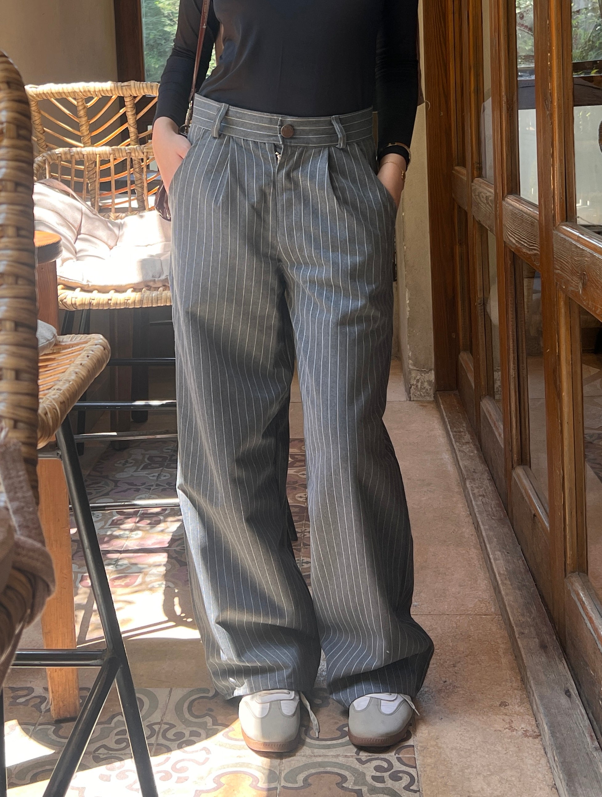 Pinstripe Pants